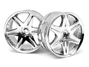 HPI LP29 Wheels - Work LS406 Chrome - 1 Pair