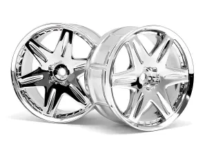 HPI LP32 Wheels - Work LS406 Chrome - 1 Pair