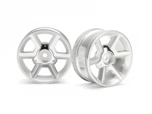 HPI GT Wheel Silver (6mm Offset/2Pcs)