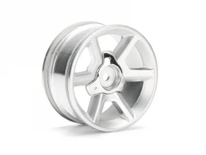 HPI GT Wheel Silver (6mm Offset/2Pcs)