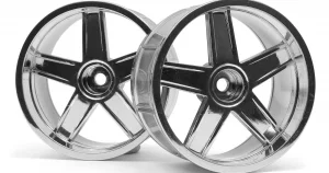 HPI LP35 Wheel - MF Type - Chrome - 9mm Offset - 1 Pair