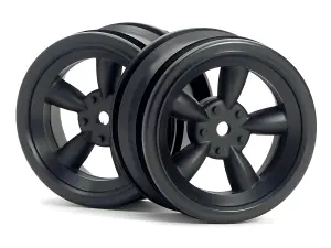 Vintage 5 Spoke Wheel 26mm Black Chr for 26mm Vint. Tyres