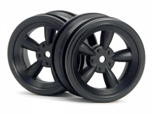 Vintage 5 Spoke Wheel 26mm Black Chr for 26mm Vint. Tyres