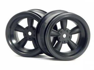 Vint 5 Spoke Whl 31mm/6mm Oset Black Chr for 31mm Vint. Tyres