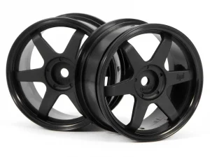 TE37 Wheel 26mm Black (0mm Offset)