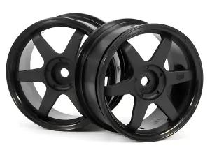 TE37 Wheel 26mm Black (0mm Offset)
