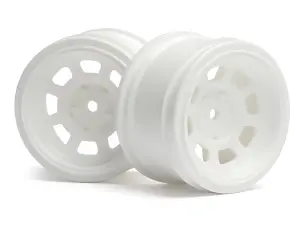Vintage Car Wheel 31mm White 6mm Offset For 31mm VintageTyres