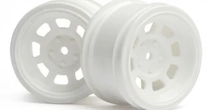 Vintage Car Wheel 31mm White 6mm Offset For 31mm VintageTyres