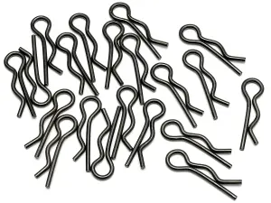 HPI Black Body Clips (Pk 20)