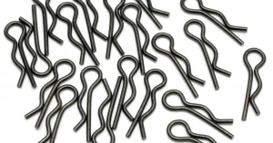 HPI Black Body Clips (Pk 20)
