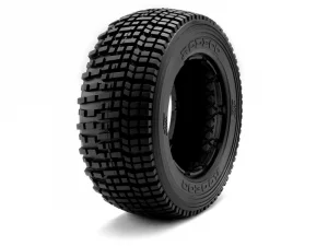 HB RODEOO TIRE (White/Baja 5T/Front/2pcs)