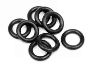 O Ring 6x9.5x1.9mm (8Pcs) (Black)