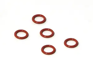 Silicon O-Ring SS-045 (Red) 4.5x6.6mm (5Pcs)