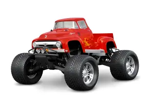 Ford F100 Bodyshell Fits Savage/T-MAXX - Clear