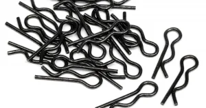 Body Clip (6mm/Black/20Pcs)