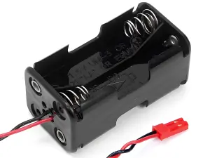 Receiver Battery Holder Case For 4 AA Batteries - JST Plug