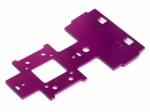 Gear Box Under Plate 2.5mm Purple E-Savage