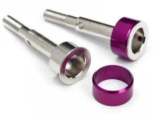 Axle 13x36mm & Retainer 2Pcs for 86302 Univ Dogbone MT2 Rr
