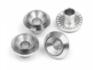 HPI Wheel Washer (Silver/4Pcs)