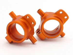 HD Aluminium Front Hub Carrier (Orange/2pcs)