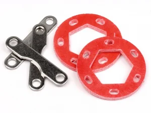 Dual Fiberglass Brake Disk Plate Set - Use With HP86322