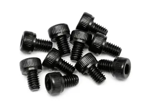 Cap Head Screw M4x6mm (10) 3.0mm Hex Socket