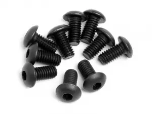 Button Head Screw M4x8mm (10Pcs) 2.5mm Hex Socket