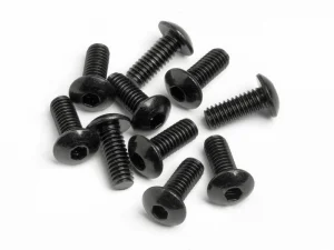 Button Head Screw M4 x 10mm (6pcs) Hex Socket