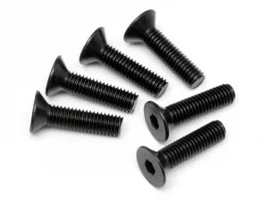 Flat Head Screw M5x20mm (6pcs) 3.0mm Hex Socket