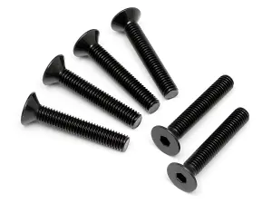 Flat Head Screw M5x30mm (6pcs) 3.0mm Hex Socket