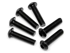 Button Head Screw M6x25mm (6pcs) 4.0mm Hex Socket