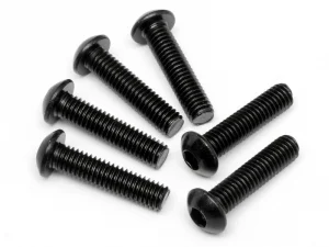 Button Head Screw M6x25mm (6pcs) 4.0mm Hex Socket