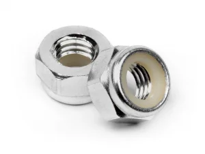 Aluminium Lock Nut M5 (Silver/10Pcs)