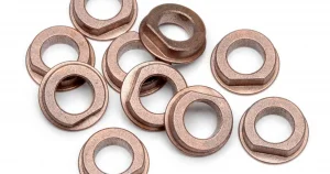 Flanged Metal Bushing 6x10x3mm (10Pcs)