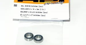 Ball Bearing 8x16x5mm (2) Rubber Shielded