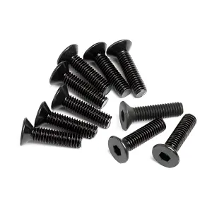 Countersunk Flat Head Screw M3x12mm (6pcs) 2mm Hex Socket