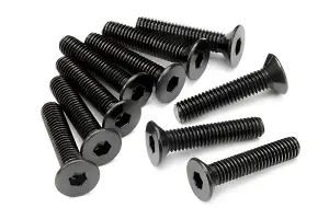 Countersunk Flat Head Screw M3x15mm (6pcs) 2mm Hex Socket