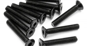 Countersunk Flat Head Screw M3x18mm (6pcs) 2mm Hex Socket