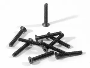 Countersunk Flat Head Screw M3x20mm (6pcs) 2mm Hex Socket