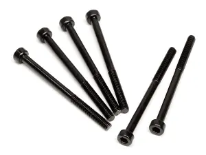 Cap Head Screw M3x42 Black (6pcs) Hex Socket