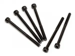 Cap Head Screw M3x42 Black (6pcs) Hex Socket