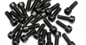 Wheel Screw Cap Head (25pcs) 4-40 Thread - 2.5mm Hex Socket)