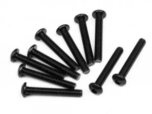 Button Head Screw M3X20mm (2mm Hex Socket - 6pcs)