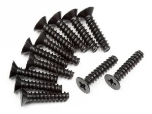 HPI Tp. Flat Head Screw M2.6X12mm (12Pcs)
