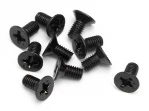Flat Head Screw M3x6mm (10)