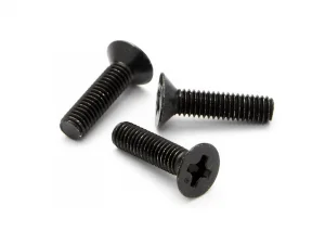 Flat Head Screw M3x12mm (6Pcs)