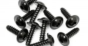 TP. Flanged Screw M3x10mm (10) 2.0mm Hex Socket