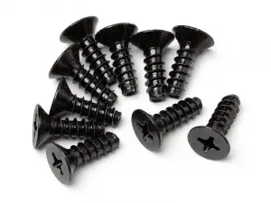 TP Flat Head Scr M4x12mm (10Pcs)