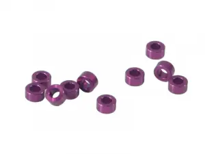 Aluminium Washer 3x6x3.0mm (Purple/10Pcs)