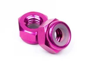 Aluminium Lock Nut M4 (Purple/10Pcs)